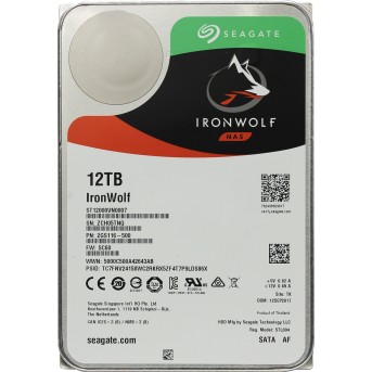 Жесткий диск для NAS систем 12Tb HDD Seagate IronWolf SATA 6Gbit/<wbr>s 3.5" 7200 rpm 256Mb ST12000VN0008 - Metoo (2)