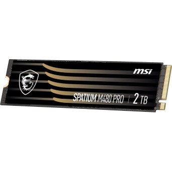Твердотельный накопитель 2000Gb SSD MSI SPATIUM M480 PRO PCIe NVMe R7400Mb/<wbr>s W7000MB/<wbr>s SPATIUM M480 - Metoo (1)