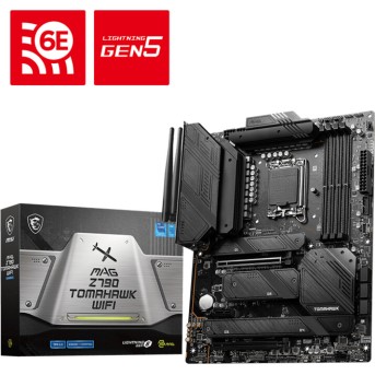 Материнская плата MSI MAG Z790 TOMAHAWK WIFI LGA1700 4xDDR5 7xSATA3 RAID 4M.2 HDMI DP ATX - Metoo (1)