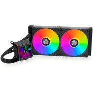 Водяное охлаждение для CPU Lian Li GA II LCD 280 ARGB 2x120mm Black G89.GA2ALCD28B.00