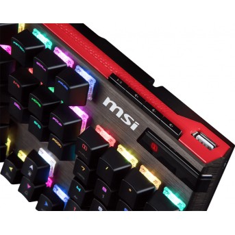 Игровая Клавиатура MSI Vigor GK80 CR RU USB 2.0/<wbr>104клавиши/<wbr>переключатели CHERRY MX RGB Red/<wbr>кабель 2м - Metoo (3)