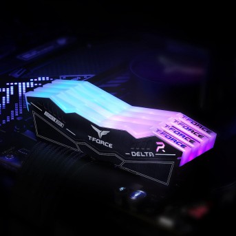 Оперативная память 64GB Kit (2x32GB) 6000MHz DDR5 Team Group DELTA RGB FF3D564G6000HC38ADC01 Black - Metoo (2)
