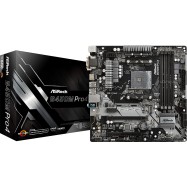 Материнская плата ASRock AM4 4xDDR4 4xSATA3 1xUM.2 1xM.2 D-Sub+DVI+HDMI mATX