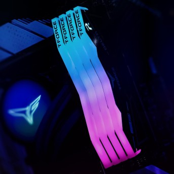 Оперативная память 64GB Kit (2x32GB) 6000MHz DDR5 Team Group DELTA RGB FF3D564G6000HC38ADC01 Black - Metoo (5)