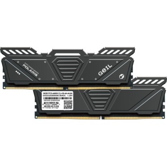 Оперативная память 32GB Kit (2x16GB) GEIL Polaris 6000Mhz DDR5 PC5-48000 GOG532GB6000C38BDC Gray - Metoo (1)