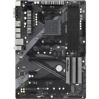 Материнская плата ASRock B450 PRO4 R2.0 AM4 4xDDR4 6xSATA3 1xUM.2 1xM.2 D-Sub+HDMI+DP ATX - Metoo (2)