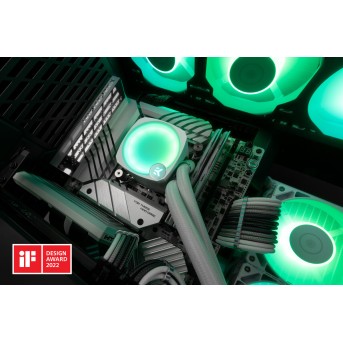 Водяное охлаждение для CPU EKWB EK-NUCLEUS AIO CR240 LUX D-RGB – WHITE, 2x120mm Socket Intel/<wbr>AMD - Metoo (3)