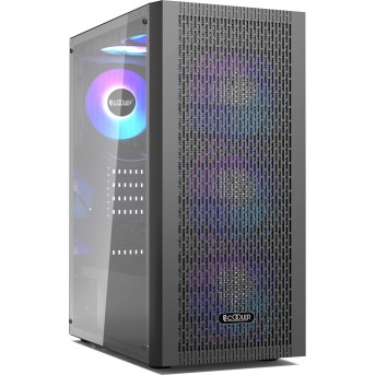 Корпус PCCooler MA100 MESH BK ATX/<wbr>M-ATX/<wbr>ITX USB3.0, 2xUSB2.0 Black - Metoo (4)