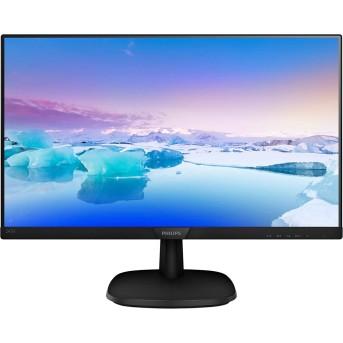 Монитор 23,8" PHILIPS 243V7QDSB/<wbr>00/<wbr>01 IPS 1920x1080 75Hz 4мс 250кдм 1000:1 VGA DVI HDMI Черный - Metoo (6)