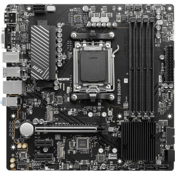 Материнская плата MSI PRO B650M-P AM5 4xDDR5 4xSATA3 RAID 2xM.2 HDMI DP mATX - Metoo (3)