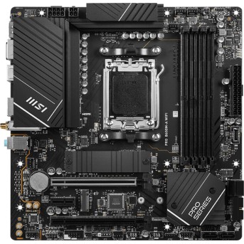 Материнская плата MSI PRO B650M-A WIFI AM5 B650 4xDDR5 4xSATA3 RAID 2xM.2 HDMI DP mATX - Metoo (5)