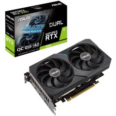 Видеокарта ASUS GeForce RTX3060 OC GDDR6 12GB 192-bit HDMI 3xDP HDCP DUAL-RTX3060-O12G-V2..