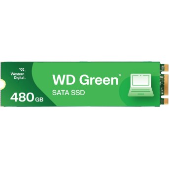 Твердотельный накопитель 480GB SSD WD GREEN M.2 2280 SATA3 R545Mb/<wbr>s WDS480G3G0B - Metoo (1)