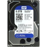 Внутренний жесткий диск HDD 6Tb Western Digital Blue SATA 6Gb/s 3.5" 64Mb WD60EZRZ