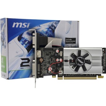 Видеокарта MSI GeForce 210, 1GB DDR3 64-bit 1xVGA 1xDVI 1xHDMI N210-1GD3/<wbr>LP - Metoo (1)