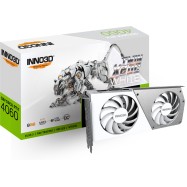 Видеокарта Inno3D GeForce RTX4060 TWIN X2 OC WHITE, 8G GDDR6 HDMI 3xDP N40602-08D6X-173051W