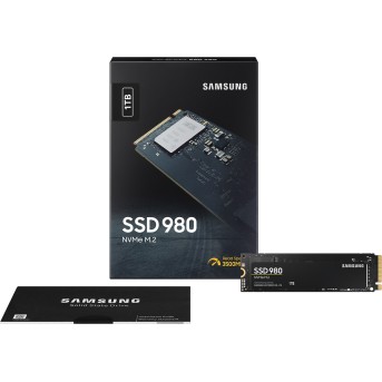 Твердотельный накопитель 1000GB SSD Samsung 980 NVMe M.2 2280 R3500Mb/<wbr>s W3000MB/<wbr>s MZ-V8V1T0BW - Metoo (2)