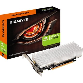 Видеокарта Gigabyte GeForce GT1030 Silent Low Profile 2Gb GDDR5 64bit DVIx1 HDMIx1 GV-N1030SL-2GL - Metoo (1)