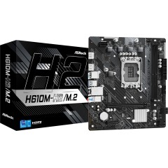 Материнская плата ASRock LGA1700 2xDDR4 4xSATA 1xUM.2 2xHDMI mATX