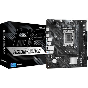 Материнская плата ASRock LGA1700 2xDDR4 4xSATA 1xUM.2 2xHDMI mATX - Metoo (1)