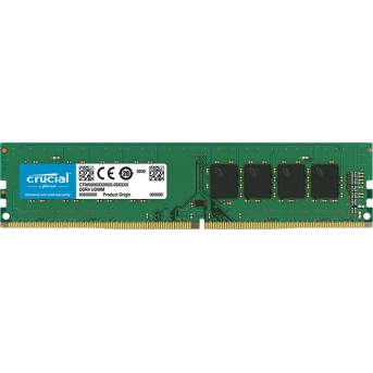 Оперативная память 16GB DDR4 3200MHz Crucial PC4-25600 CL22 NON-ECC 1.2V CT16G4DFRA32A - Metoo (1)