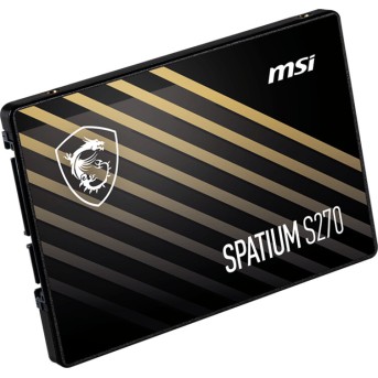 Твердотельный накопитель 240Gb SSD MSI SPATIUM S270 SATA III 2.5" R500Mb/<wbr>s W450MB/<wbr>s SPATIUM S270 - Metoo (2)