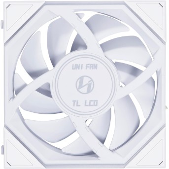 Вентилятор для корпуса Lian Li UNI FAN TL LCD 120 Reverse Blade ARGB 120mm White 12RTLLCD1W - Metoo (2)