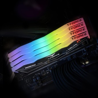 Оперативная память 64GB Kit (2x32GB) 6000MHz DDR5 Team Group DELTA RGB FF3D564G6000HC38ADC01 Black - Metoo (4)