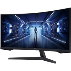 Монитор 34" SAMSUNG Odyssey G5 LC34G55TWWIXCI VA 3440x1440 165GHz 1мс 250кд/<wbr>м2 2500:1 1xHDMI 1xDP