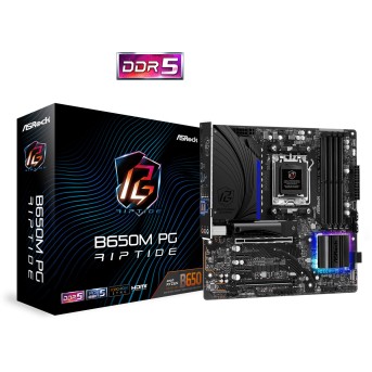 Материнская плата ASRock B650M PG RIPTIDE AM5 4xDDR5 4xSATA3 2xM.2 HDMI DP mATX - Metoo (1)