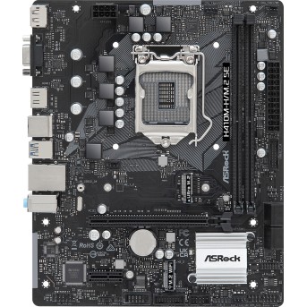 Материнская плата ASRock H410M-H/<wbr>M.2 SE LGA1200 2xDDR4 4xSATA D-Sub HDMI DP mATX - Metoo (5)
