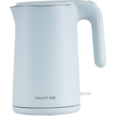 Чайник электрический с двойными стенками GALAXY LINE GL0327, 1800Вт, Объем 1,5 л, 220В/<wbr>50Гц Небесный