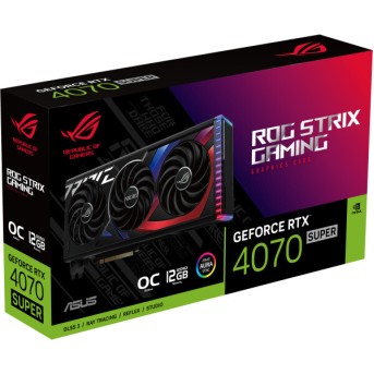 Видеокарта ASUS GeForce RTX4070 SUPER OC, 12GB GDDR6X 2xHDMI 3xDP ROG-STRIX-RTX4070S-O12G-GAMING - Metoo (2)