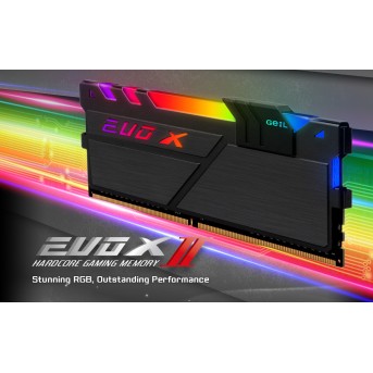 Оперативная память 32GB Kit (2x16GB) GEIL DDR4 3200MHz EVO X II Black RGB GEXSB432GB3200C16ADC - Metoo (3)