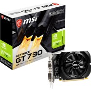 Видеокарта MSI GeForce GT 730, 2GB DDR3 64-bit 1xVGA 1xDVI 1xHDMI N730K-2GD3/OCV5