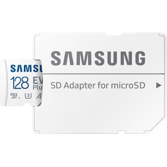 Карта памяти 128GB Samsung EVO Plus microSDXC+Adapter, Class 10, MB-MC128KA/<wbr>EU - Metoo (2)