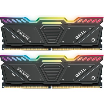 Оперативная память 32GB Kit (2x16GB) GEIL Polaris RGB 5200Mhz DDR5 PC5-41600 GOSG532GB5200C42DC Gray - Metoo (1)
