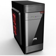 Корпус с блоком питания AIR-Cool CA-110, ATX/Micro-ATX, USB2.0x2, с БП AiR-Cool CA-400LE 400W Черный