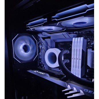 Водяное охлаждение для CPU Lian Li GA II Trinity 360, ARGB 3x120см Black G89.GA2T36B.00 - Metoo (2)