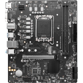 Материнская плата MSI PRO H610M-E DDR4 LGA1700 H610 2xDDR4 4xSATA3 M.2 VGA HDMI mATX - Metoo (5)