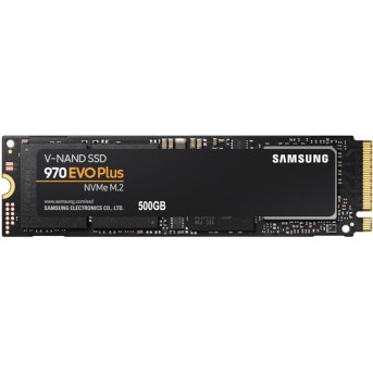 Твердотельный накопитель 500GB SSD Samsung 970 EVO Plus M.2 2280 R3500Mb/<wbr>s W3200MB/<wbr>s MZ-V7S500BW - Metoo (1)
