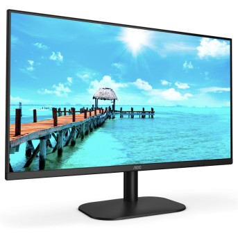 Монитор 27" AOC 27B2QAM/<wbr>01 VA 1920x1080 75Hz 4ms 250 cd/<wbr>m2 4000:1 VGA HDMI DP 2x2W Черный - Metoo (7)