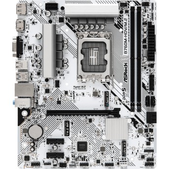 Материнская плата ASRock B760M-HDV/<wbr>M.2 LGA1700 2xDDR5 4xSATA RAID M.2 VGA HDMI DP mATX - Metoo (5)