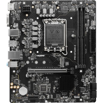 Материнская плата MSI PRO B760M-E LGA1700 2xDDR5 4xSATA3 M.2 VGA HDMI mATX - Metoo (5)
