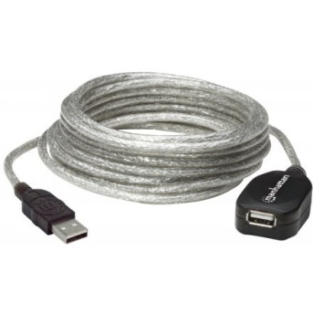 Кабель Manhattan Hi-Speed USB Active Extension Cable Daisy-Chainable 5м - Metoo (1)