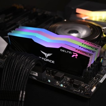 Оперативная память 16GB Kit (2x8GB) 3600MHz DDR4 Team Group DELTA RGB TF3D416G3600HC18JDC01 Black - Metoo (5)