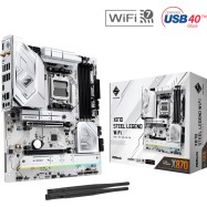 Материнская плата ASRock X870 STEEL LEGEND WIFI AM5 4xDDR5 4xSATA3 3xM.2 1xHDMI 2xType-C ATX