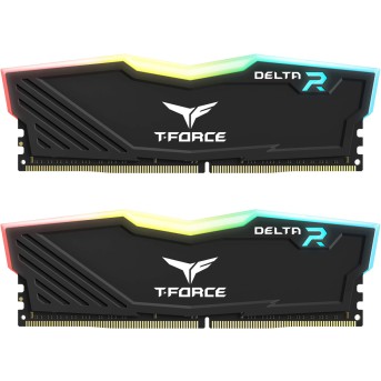 Оперативная память 32GB Kit (2x16GB) 3200MHz DDR4 Team Group DELTA RGB TF3D432G3200HC16FDC01 Black - Metoo (1)