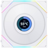 Вентилятор для корпуса Lian Li UNI FAN TL LCD 120 ARGB 120mm White 12TLLCD1W