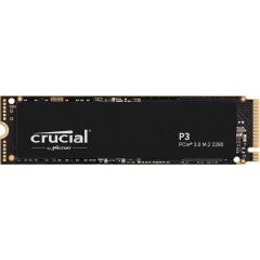 Твердотельный накопитель 500Gb SSD Crucial P3 3D NAND M2 PCIe NVMe R3500Mb/<wbr>s W1900MB/<wbr>s CT500P3SSD8
